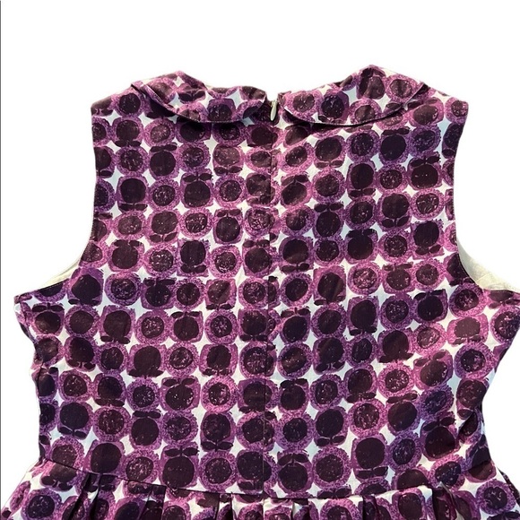 MINI BODEN GIRLS PURPLE & WHITE CASUAL SLEEVELESS DRESS SIZE 11-12Y - Picture 7 of 10